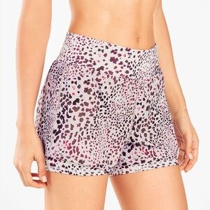 Fabletics | Olesia Spotted Leopard Orchid Shorts